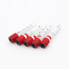 3ml,5ml,10ml Single Use Ce Approved Laboratory Test Vacuum Blood Collection Plain Tube With Red Top